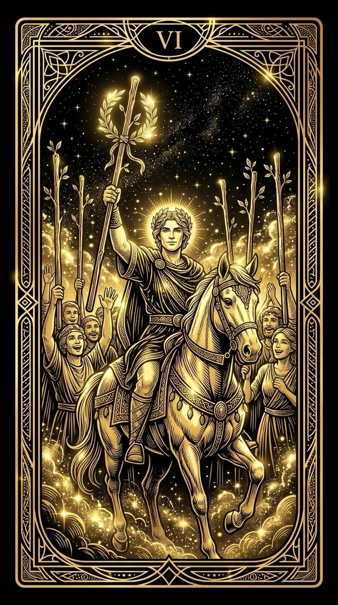 Sechs der Stäbe
